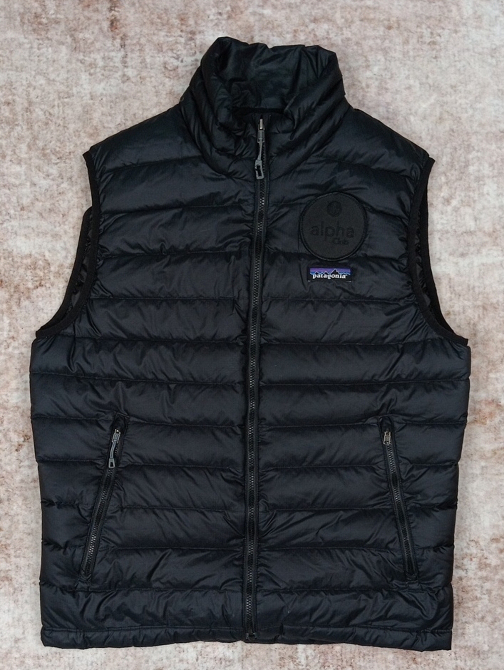 Patagonia Black Down Filled Vest Mens Size Small